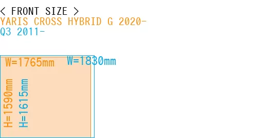 #YARIS CROSS HYBRID G 2020- + Q3 2011-
